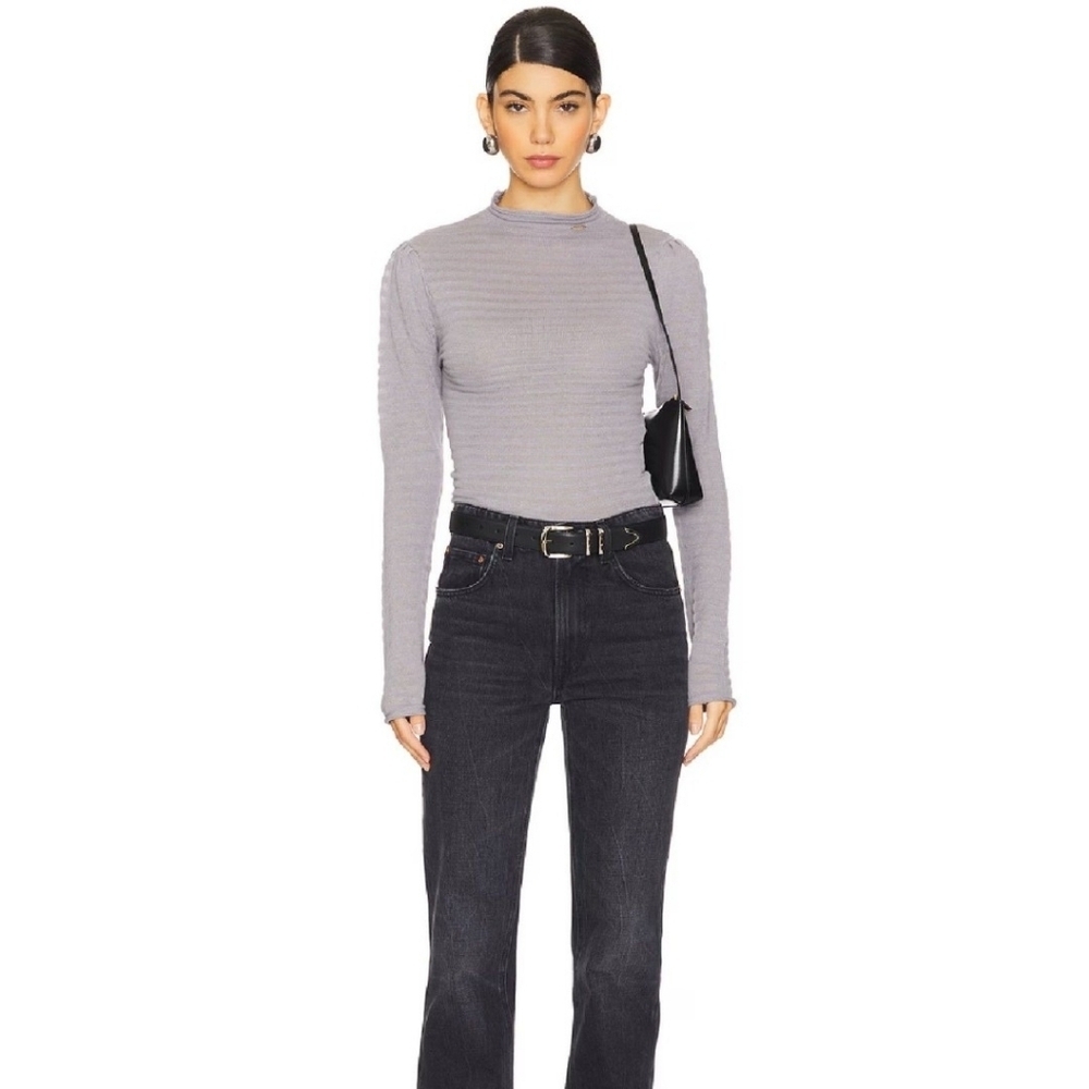 Rolla's Edgar Mock Neck Knit Top | NWT
